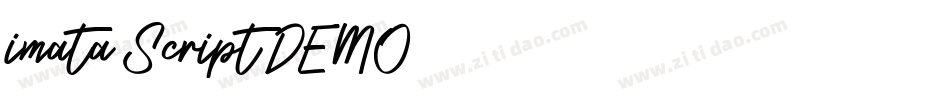 imata Script DEMO字体转换